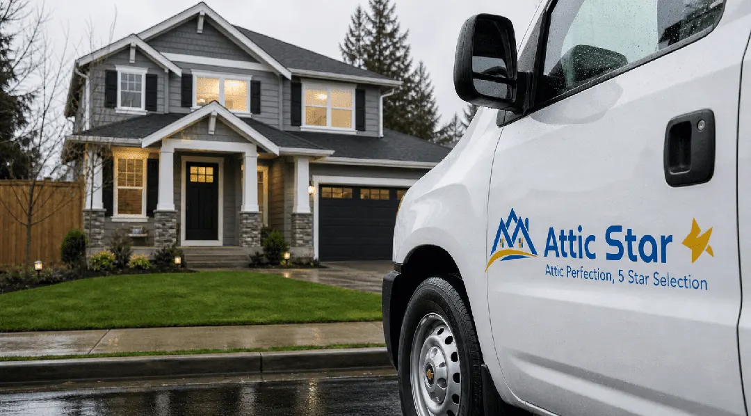 Map of Attic Star's Bay Area service coverage