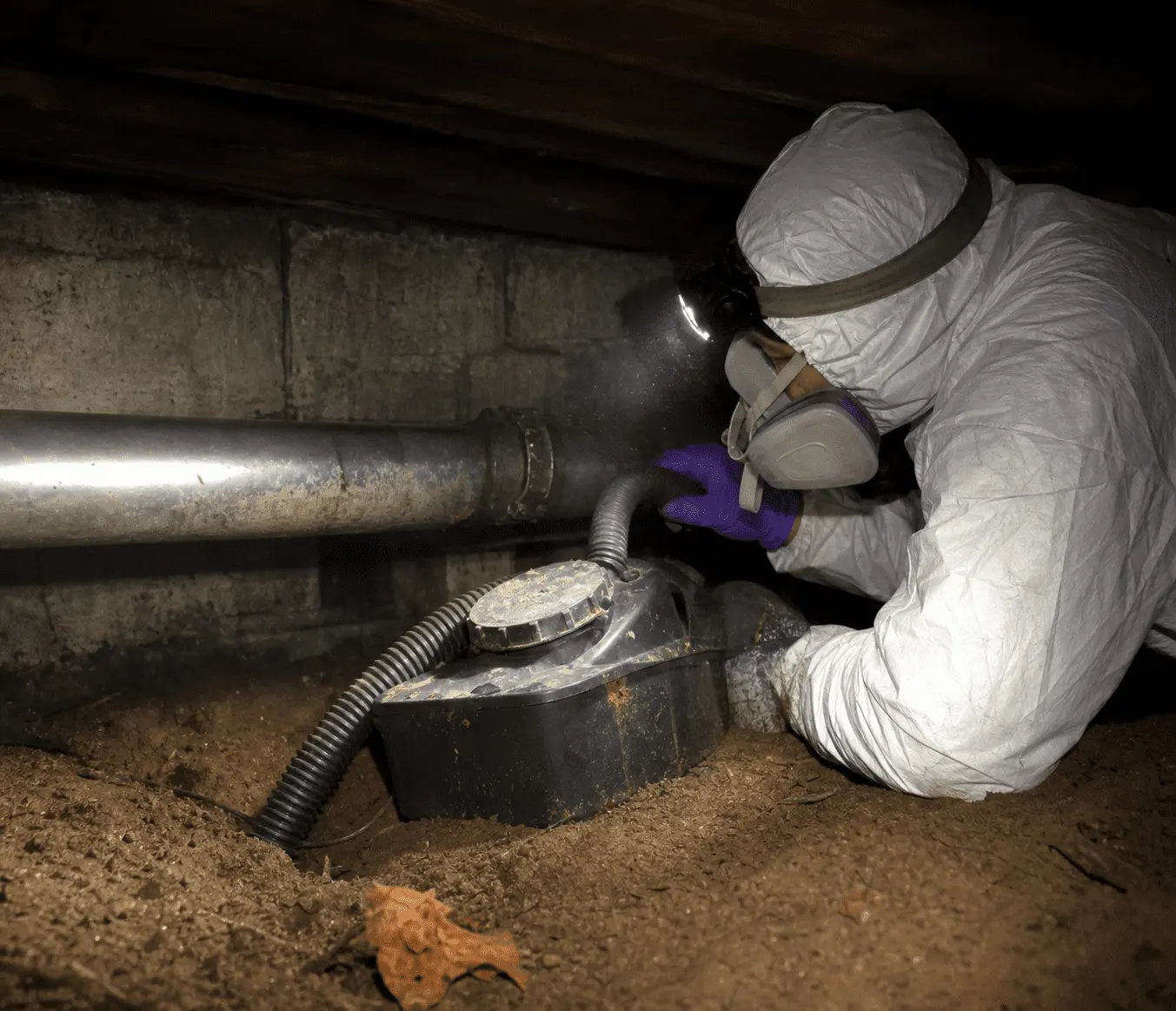 Crawl Space cleaning — Attic Star Bay Area