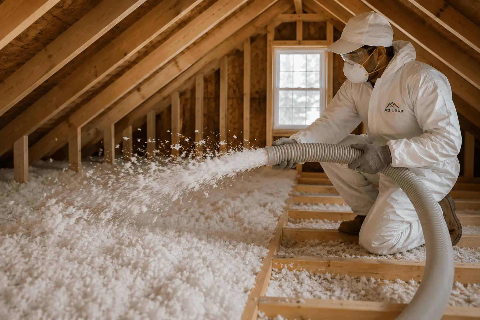 insulation replacement blown in insulation attic — Attic Star Bay Area