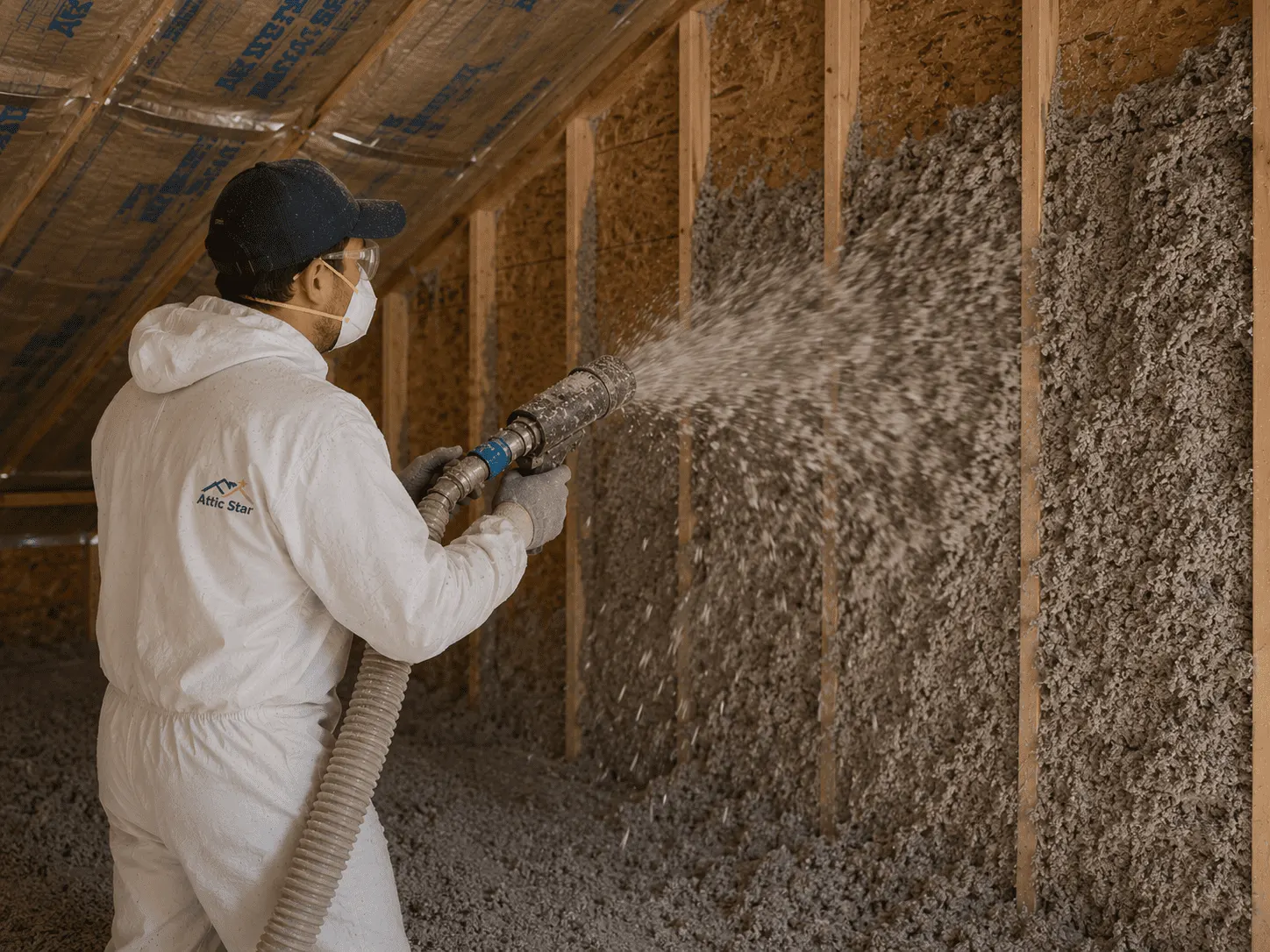 insulation replacement cellulose insualtion — Attic Star Bay Area