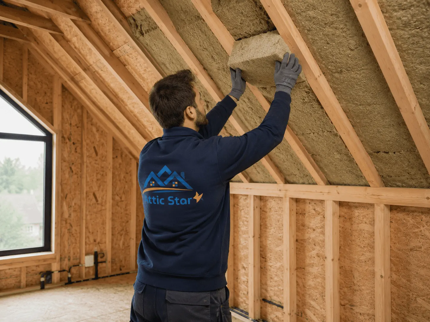 insulation replacement rockwool batt — Attic Star Bay Area