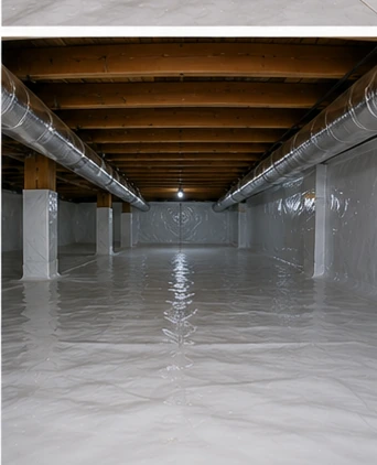 Inspect Finished Encapsulated Crawl Space